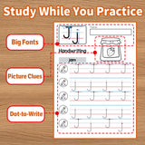 ABC Children's Book: Upper Lower Letters product image 8 showing printed book details for screen-free reading and learning