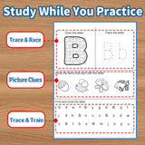 Alphabet Preschool Workbook: Color Trace Find product image 8 showing printed book details for screen-free reading and learning
