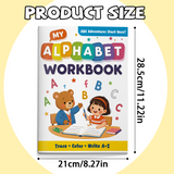 My Alphabet Workbook: Uppercase Lowercase product image 7 showing printed book details for screen-free reading and learning
