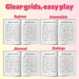 Clever Minds Sudoku: 4-Level Number Logic Set product image 13 showing printed book details for screen-free reading and learning