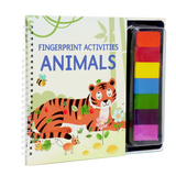Fingerprint Activities Animals with ink pad cover