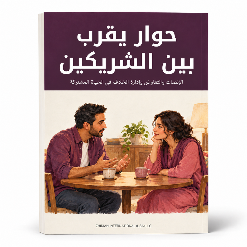 حوار يقرب بين الشريكين — صورة تعريفية بالكتاب 1