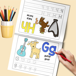 Parent-Child Alphabet Coloring Book: Create Joy Together!