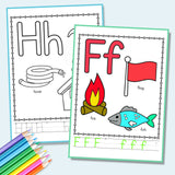 Magical Alphabet Coloring Book: Learn While Playing!