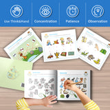 Children’s Focus Training Book: Find Hidden Shapes in Complex Illustrations – Develop Attention and Cognitive Skills for Kids Aged 4-8