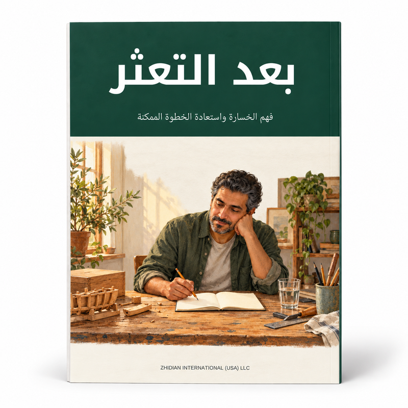 بعد التعثر — صورة تعريفية بالكتاب 1