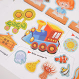 Sticker Challenge 8-Book Thinking Skills Set product image 9 showing printed book details for screen-free reading and learning