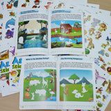 Animal Stickers 8-Book Activity Set product image 6 showing printed book details for screen-free reading and learning