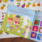 Children's problem-solving activity book for screen-free learning