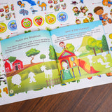Sticker Challenge: Brain Boosters product image 6 showing printed book details for screen-free reading and learning