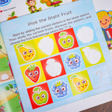Sticker Challenge: Brain Boosters product image 7 showing printed book details for screen-free reading and learning
