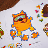 Children's positive habits activity book for screen-free development