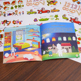 Ages 3-6 visual discrimination sticker book for focus practice