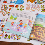 Children's picture recognition activity book for screen-free learning