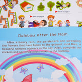 Sticker Challenge: Visual Perception Training product image 8 showing printed book details for screen-free reading and learning