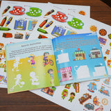 Children's early brain development sticker activity book