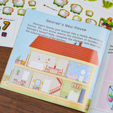 Sticker Challenge: Spatial Thinking Games product image 6 showing printed book details for screen-free reading and learning