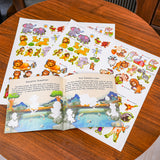 Ages 3-6 social scenarios sticker book for decision making