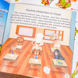 Sticker Challenge: Social Scenarios product image 6 showing printed book details for screen-free reading and learning