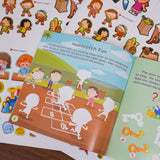 Sticker Challenge: Focus and Attention Games product image 6 showing printed book details for screen-free reading and learning