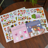Ages 3-6 memory power sticker book for visual recall