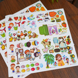 Sticker Challenge: Memory Power product image 8 showing printed book details for screen-free reading and learning