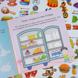 Children's object sorting activity book for screen-free learning