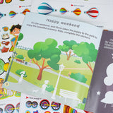 Sticker Challenge: Hands-On Skills product image 6 showing printed book details for screen-free reading and learning