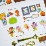 Sticker Challenge: Hands-On Skills product image 8 showing printed book details for screen-free reading and learning
