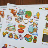 Sticker Challenge: Character Values product image 8 showing printed book details for screen-free reading and learning