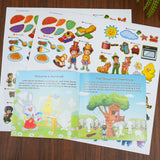 Ages 3-6 creative sticker challenge book for observation skills