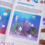 Animal Stickers: Ocean Animals product image 6 showing printed book details for screen-free reading and learning