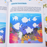 Animal Stickers: Ocean Animals product image 7 showing printed book details for screen-free reading and learning