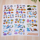 Animal Stickers: Ocean Animals product image 8 showing printed book details for screen-free reading and learning