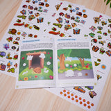 Ages 3-6 Cute Insects II sticker book for nature awareness