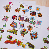 Animal Stickers: Cute Insects II product image 8 showing printed book details for screen-free reading and learning