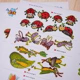 Animal Stickers: Cute Insects product image 8 showing printed book details for screen-free reading and learning