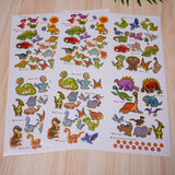 Animal Stickers: Dinosaur World II product image 7 showing printed book details for screen-free reading and learning