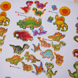 Animal Stickers: Dinosaur World II product image 8 showing printed book details for screen-free reading and learning