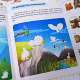 Animal Stickers: Endangered Animals product image 6 showing printed book details for screen-free reading and learning