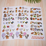 Animal Stickers: Endangered Animals product image 7 showing printed book details for screen-free reading and learning