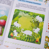 Animal Stickers: Amphibians and Reptiles product image 7 showing printed book details for screen-free reading and learning
