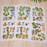 Animal Stickers: Amphibians and Reptiles product image 8 showing printed book details for screen-free reading and learning