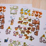 Animal Stickers: Farm Animals product image 8 showing printed book details for screen-free reading and learning