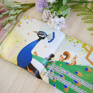 Bilingual Tales: The Peacock and the Crane – English & Spanish Storybook