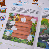Ages 3-6 companion animals sticker book for pet vocabulary