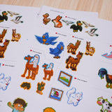 Animal Stickers: Humankind's Best Friends product image 6 showing printed book details for screen-free reading and learning