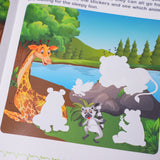 Animal Stickers: Forest Wanderers product image 8 showing printed book details for screen-free reading and learning