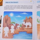 Animal Stickers: Herbivores product image 8 showing printed book details for screen-free reading and learning