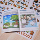 Animal Stickers: Carnivores product image 7 showing printed book details for screen-free reading and learning